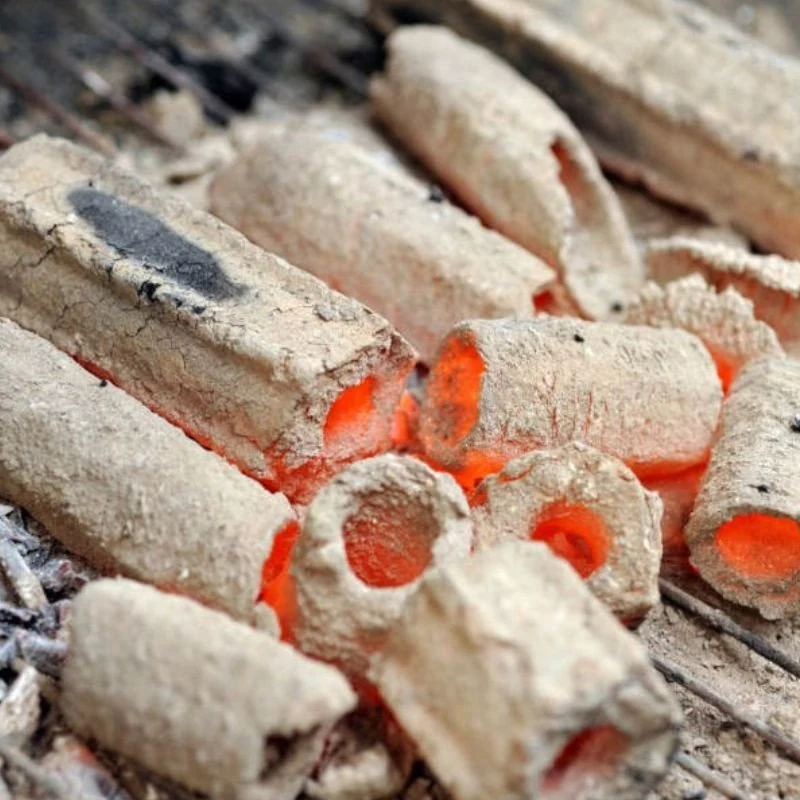 Briquettes incandescentes