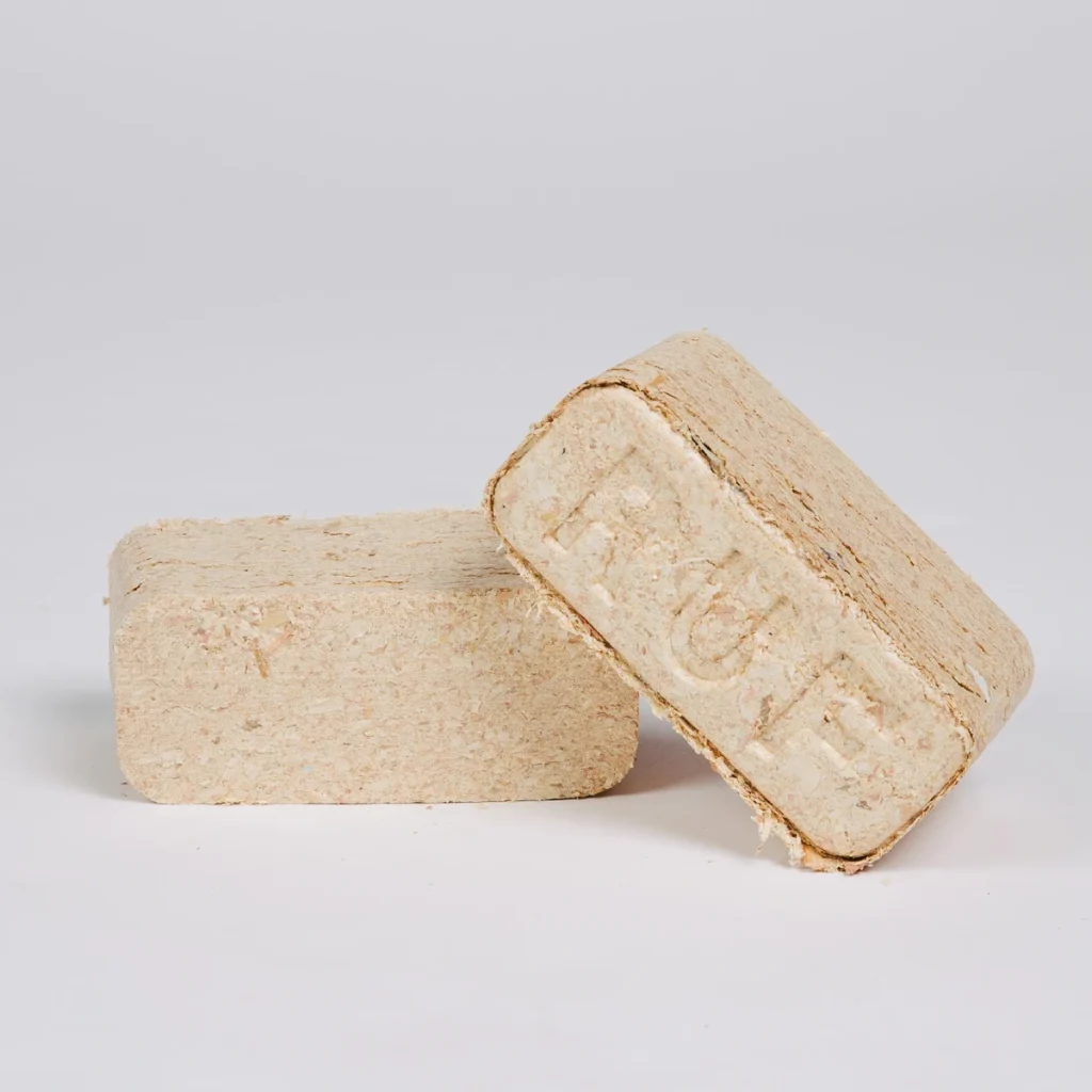 Deux briquettes rectangulaires claires