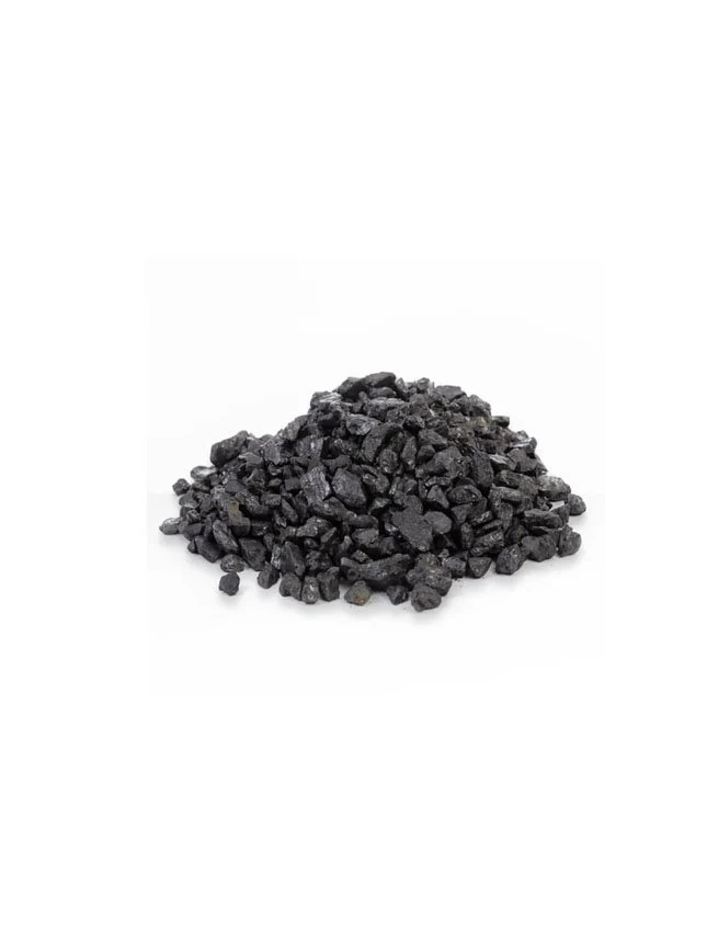 Tas de petits morceaux de charbon