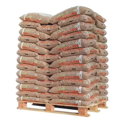 Palette de sacs de granulés Moulin Bois Énergie