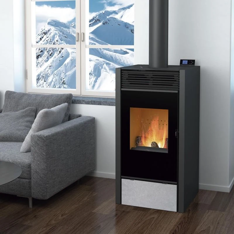Poêle installé dans une pièce